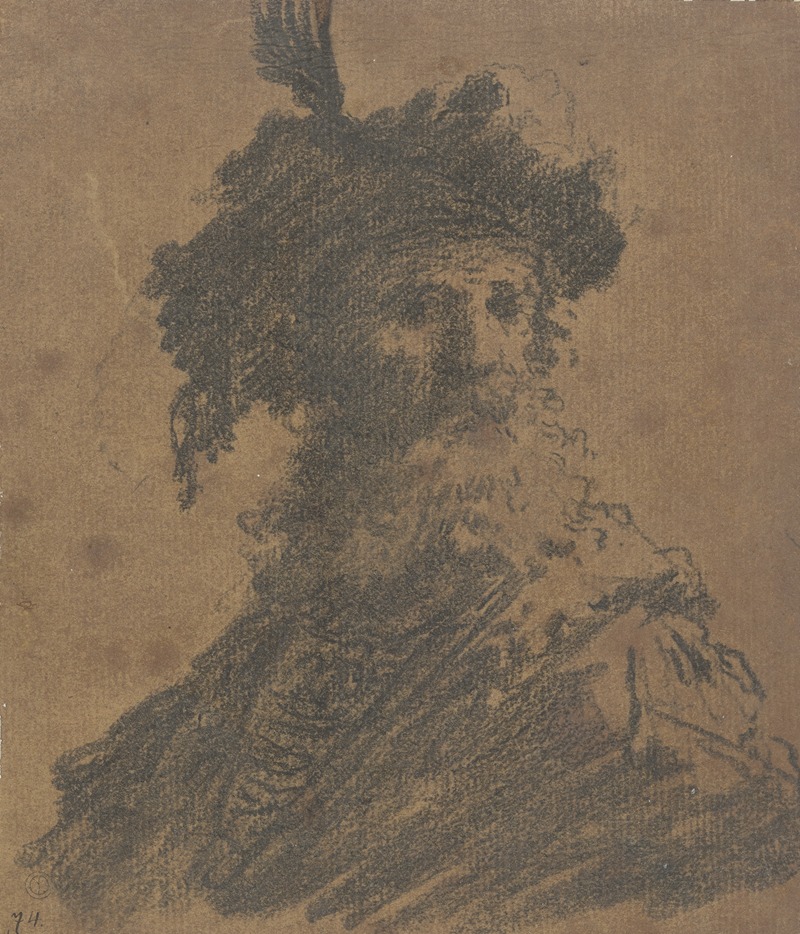 Giovanni Benedetto Castiglione - Brustbild eines italienischen Edelmannes