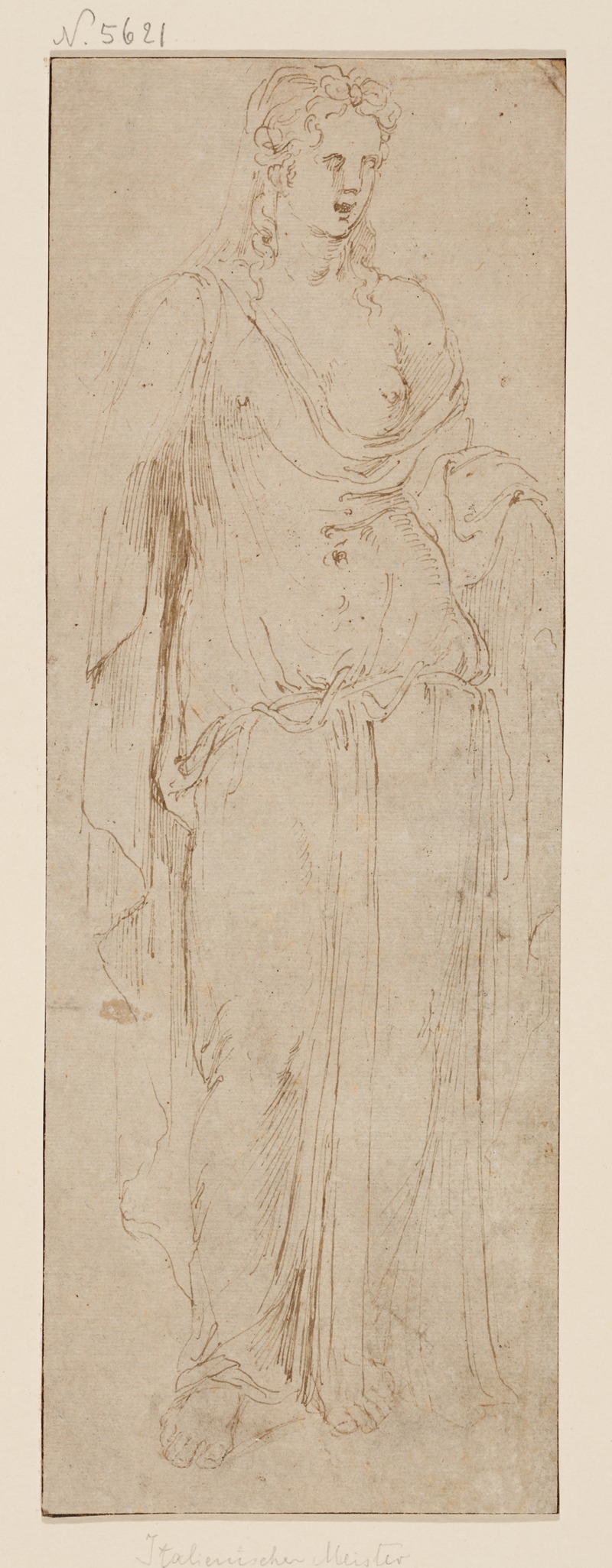 Girolamo Da Carpi - Standing figure