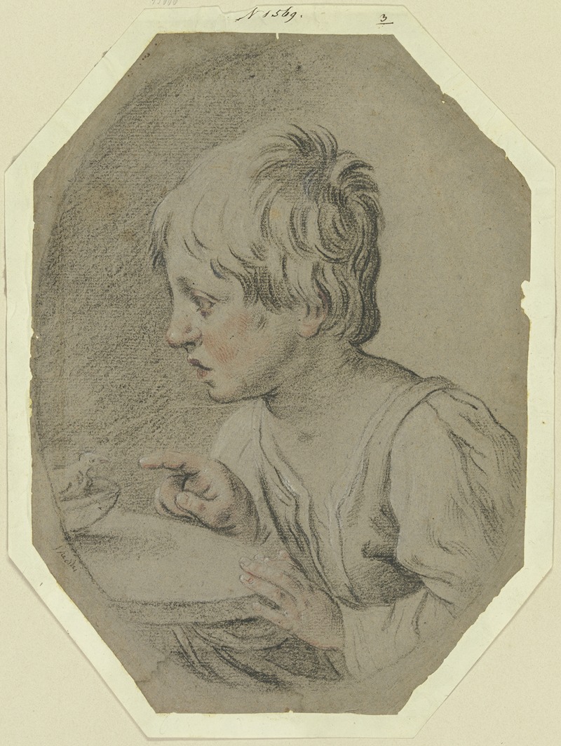 Giuseppe Ghedini - Boy with bird