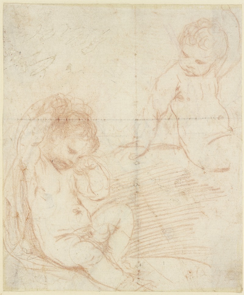 Guercino - Zwei nackte Kleinkinder