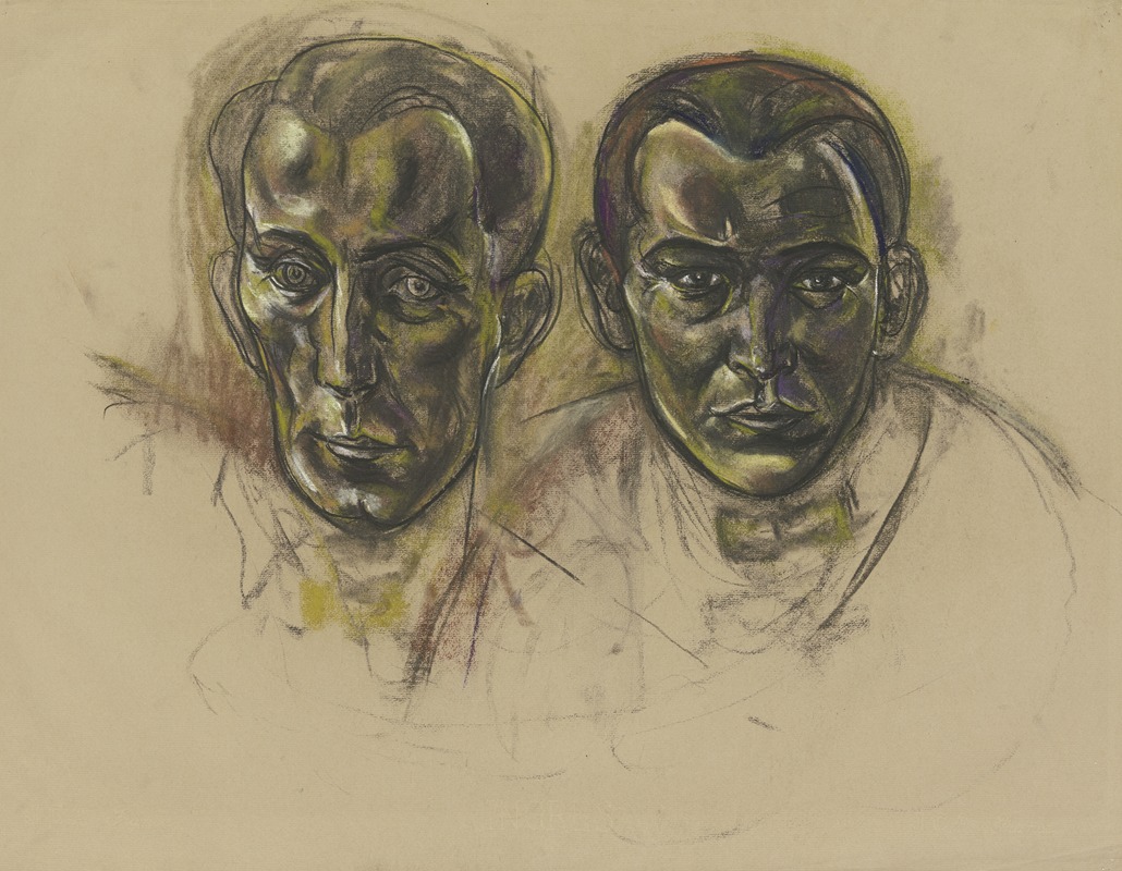 Hanns Ludwig Katz - Double portrait