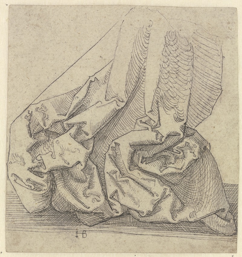 Hans Brosamer - Study of folds