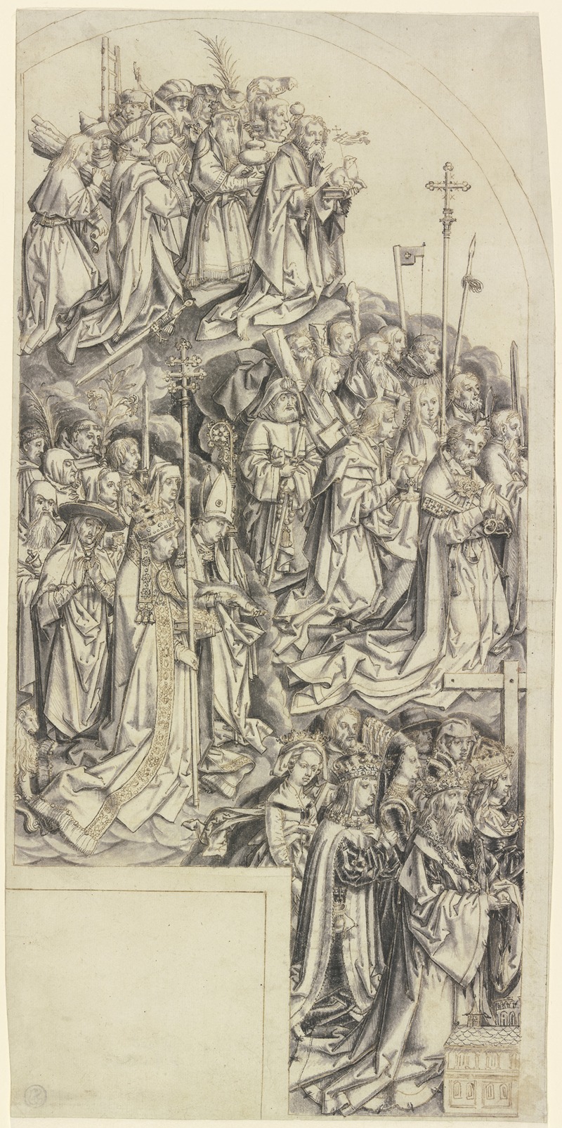 Hans Holbein The Elder - Linker Flügel eines Allerheiligenaltars