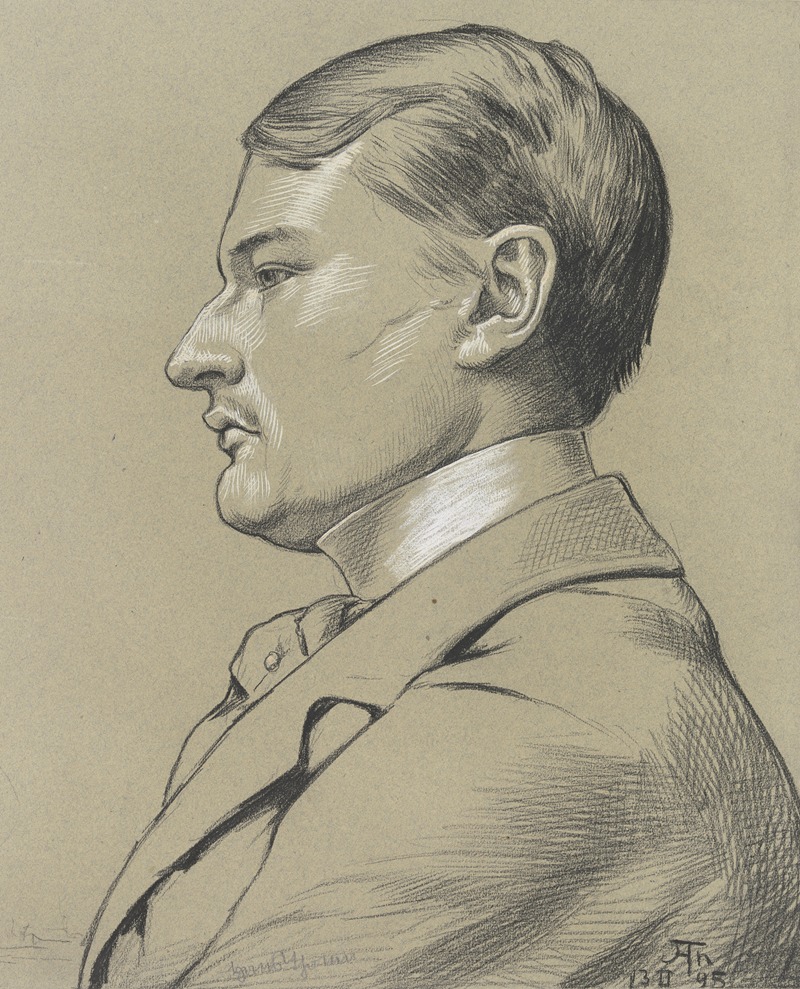 Hans Thoma - Portrait of Otto Küchler