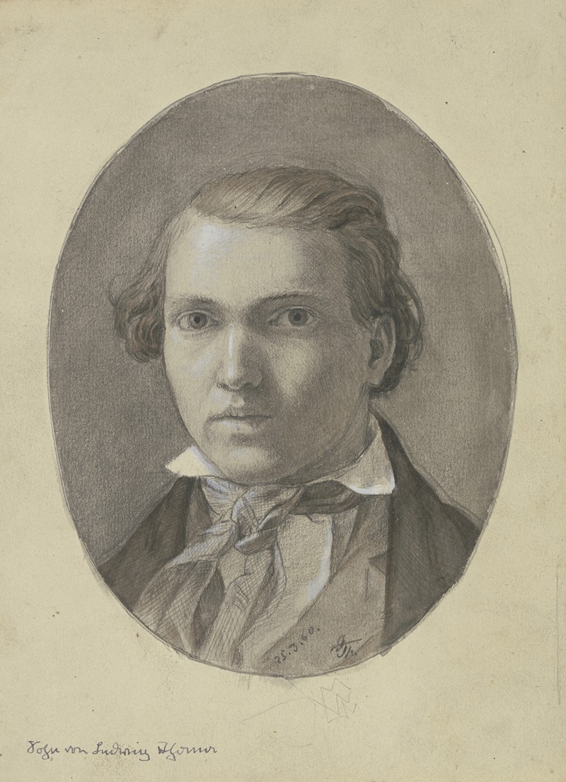 Hans Thoma - Porträt eines Sohnes von Ludwig Thoma