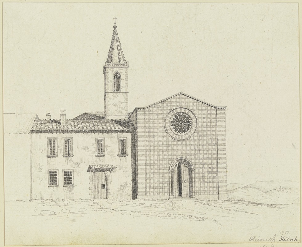 Heinrich Hübsch - Die Kirche S. Giuliana bei Perugia