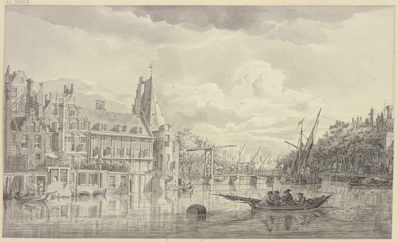 Hendrik Schepper - View of the Kloveniersdoelen in Amsterdam