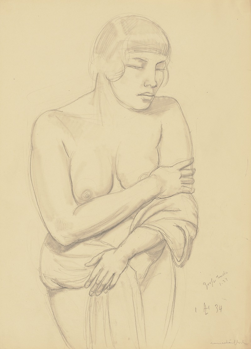 Hermann Lismann - Female nude