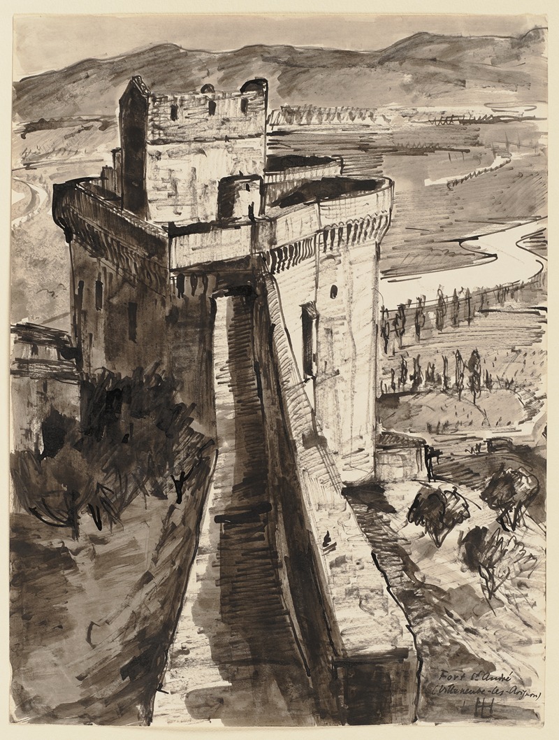 Hermann Lismann - Fort Saint-André in Villeneuve-les-Avignon.