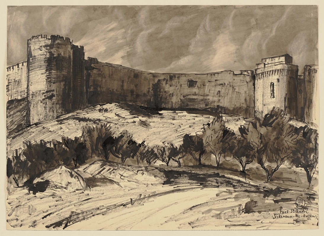 Hermann Lismann - Fort Saint-André in Villeneuve-les-Avignon