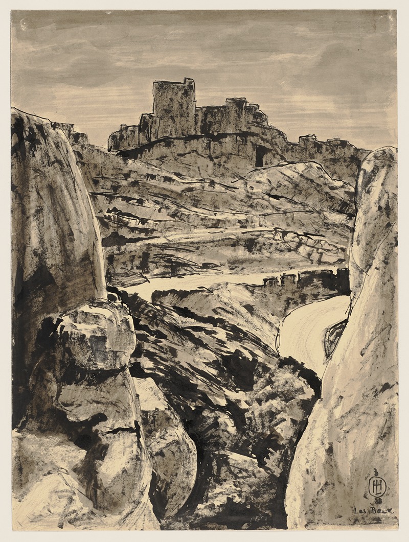 Hermann Lismann - Les Baux-de-Provence