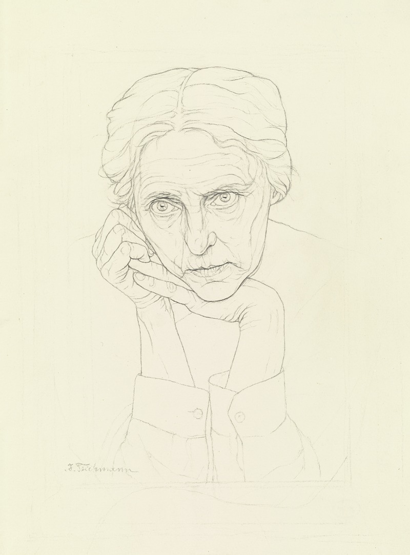Ida Teichmann - Self-portrait
