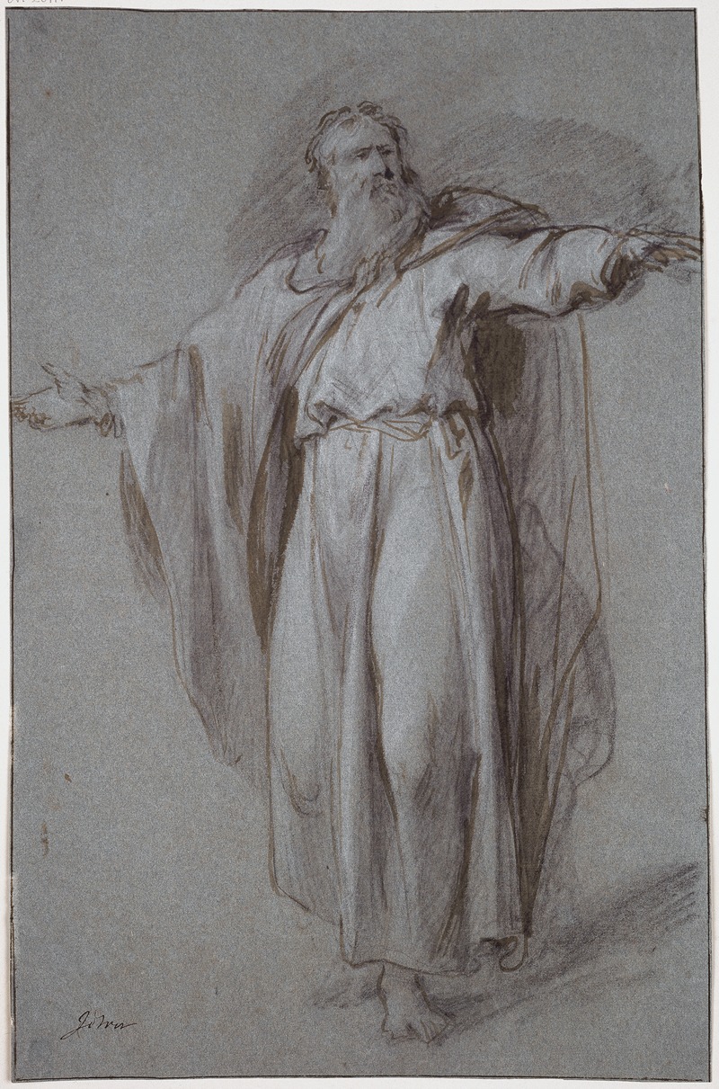 Jacob de Wit - Figural study; Moses