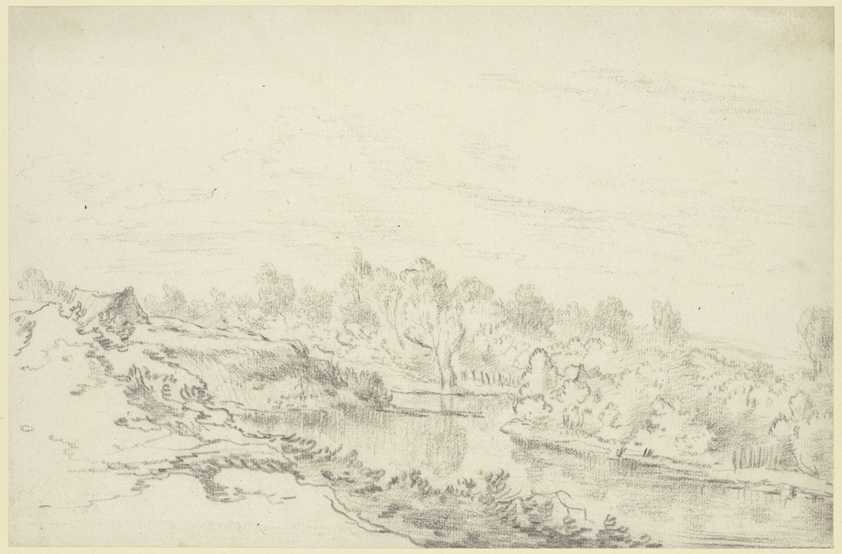 Jacob van Ruisdael - River landscape.