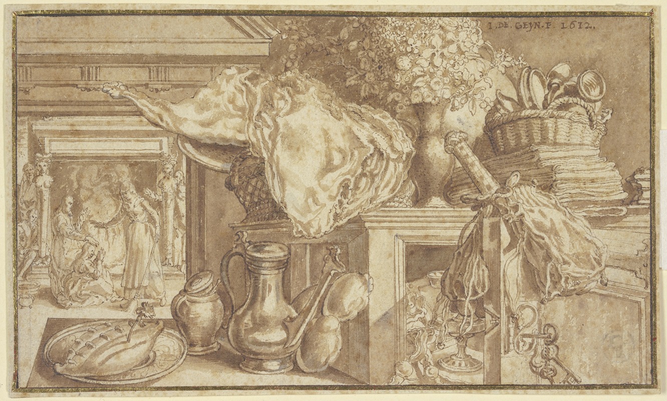 Jacob de Gheyn II - A kitchen still life