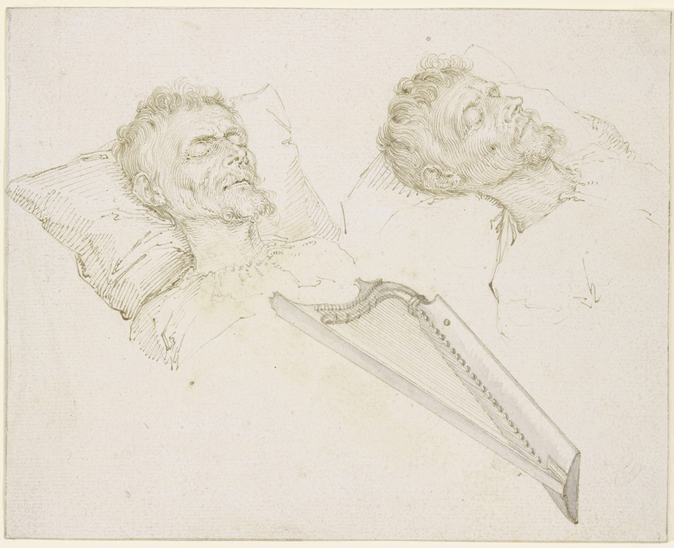 Jacob de Gheyn II - Karel van Mander on his Deathbed
