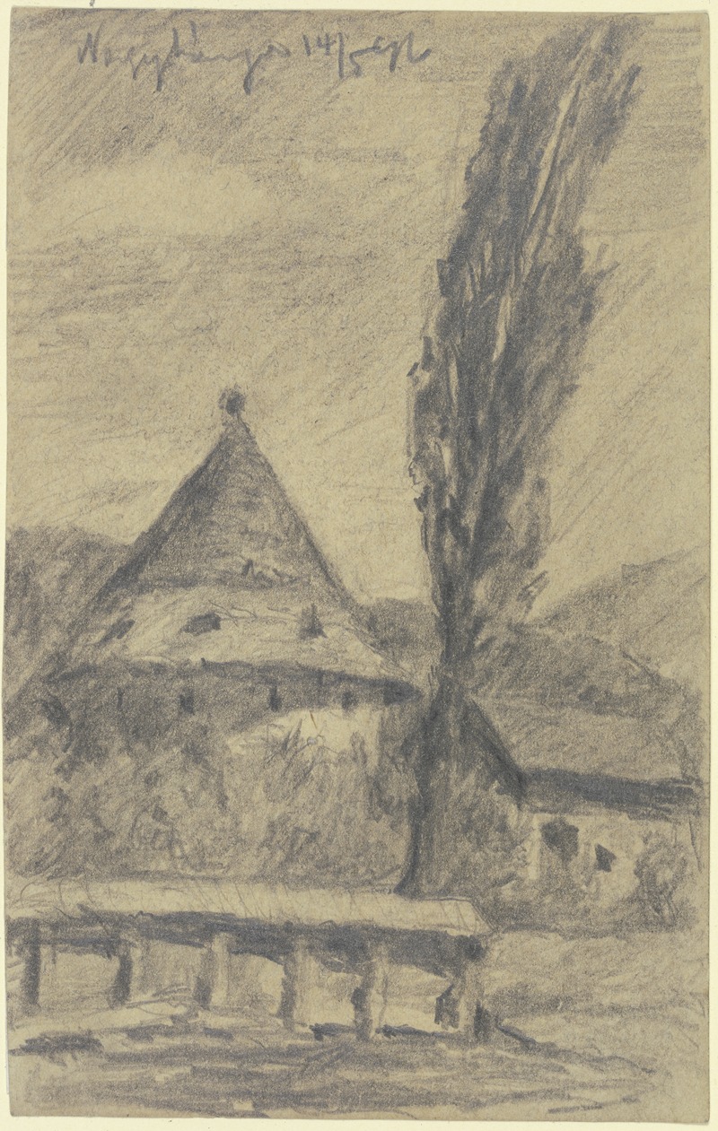 Jakob Nussbaum - Farmstead in Nagybãnya