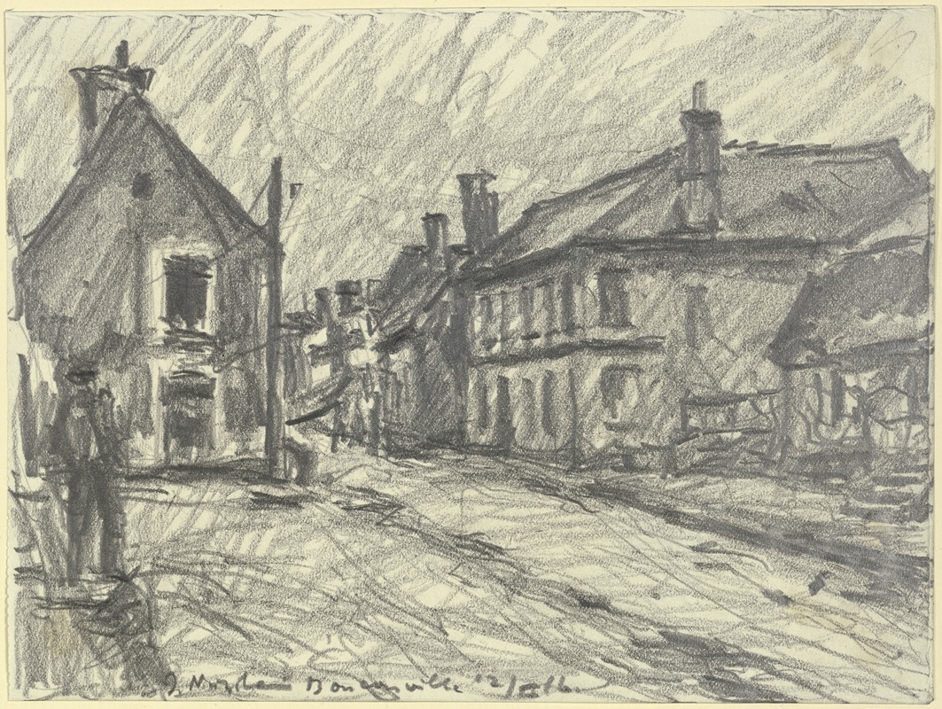 Jakob Nussbaum - Street in Bouconville