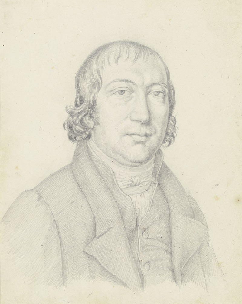 Johann David Passavant - Bildnis L. Manuel, Pfarrer der französisch reformierten Gemeinde zu Frankfurt am Main