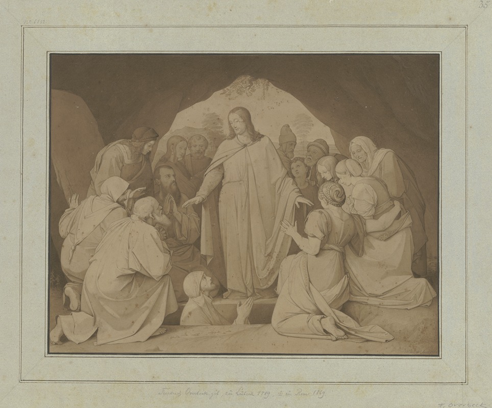 Johann Friedrich Overbeck - Resurrection of Lazarus