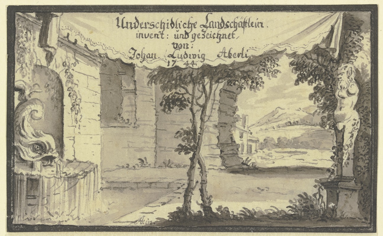 Johann Ludwig Aberli - Titelblatt