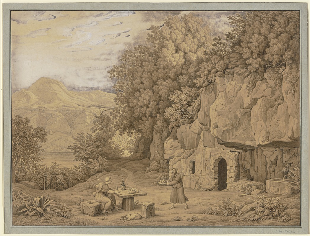 Johann Martin von Rohden - Hermitage near Albano