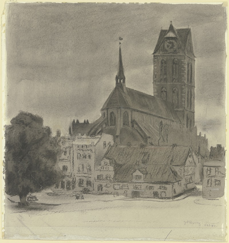 Johann Vincenz Cissarz - View of Wismar