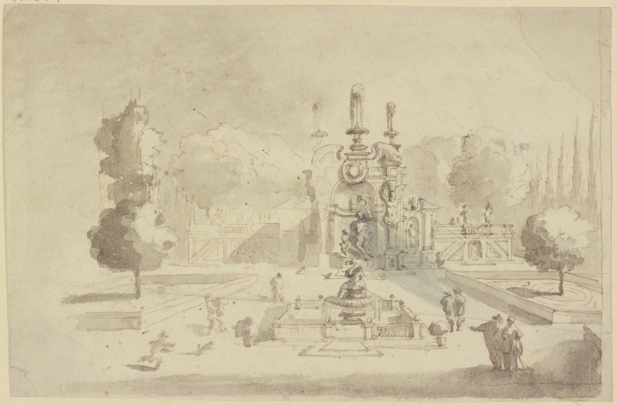 Johann Wilhelm Baur - Wasserspiele zu Frascati