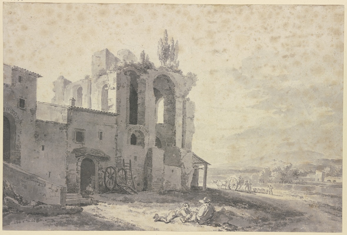 Jan Asselijn - Roman ruins