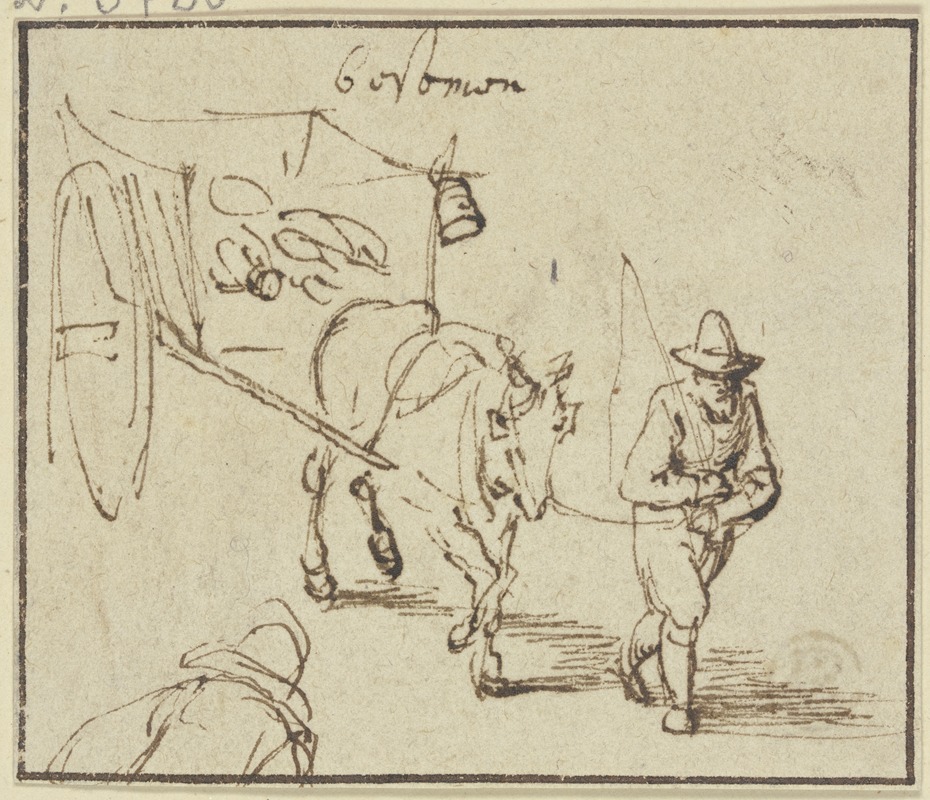 Jan Brueghel The Elder - One-horse carriage