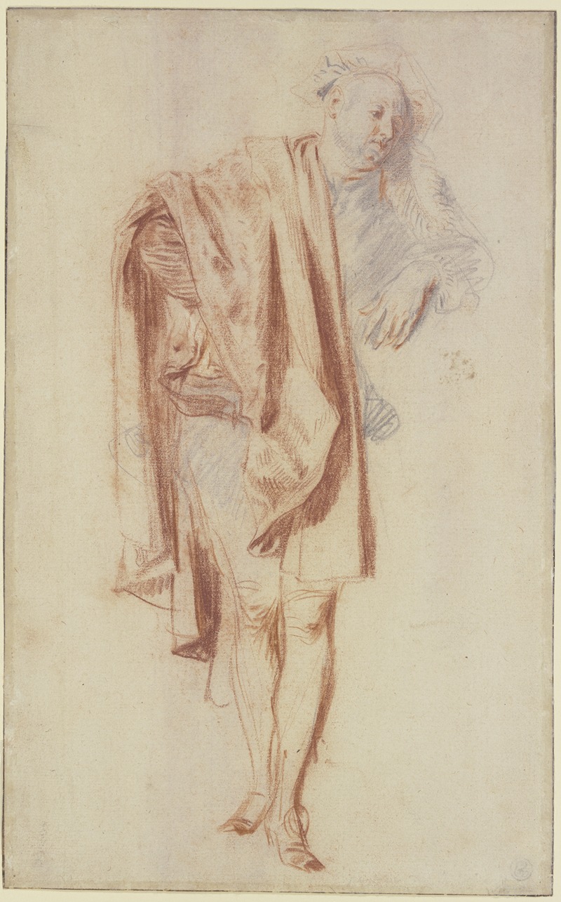 Jean-Antoine Watteau - Standing Male Figure