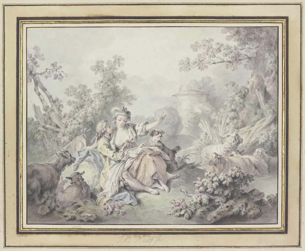Jean-Baptiste Huet - Shepherd Scene