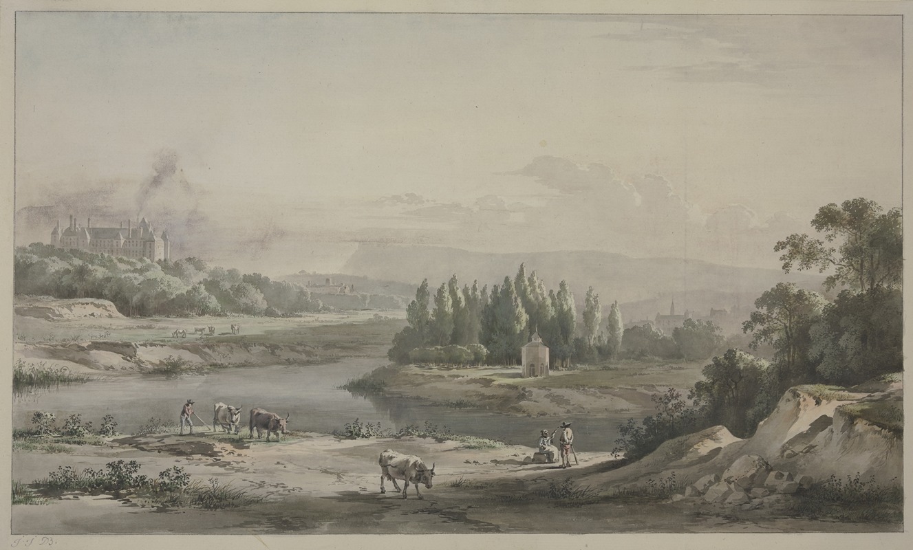 Jean-Jacques de Boissieu - River Landscape
