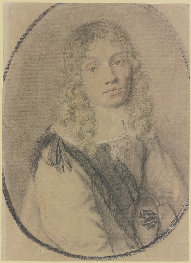 Joachim Von Sandrart - Bildnis eines jungen Mannes nach rechts