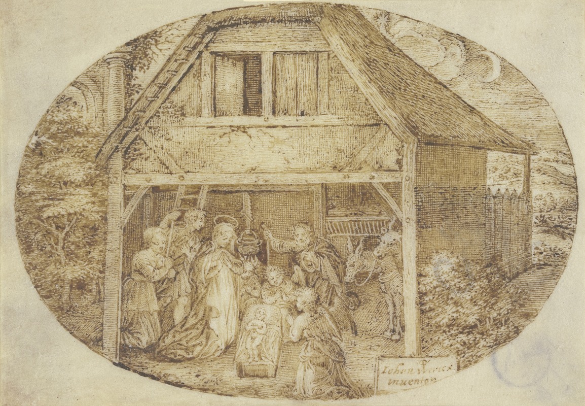 Johan Wierix - The Nativity