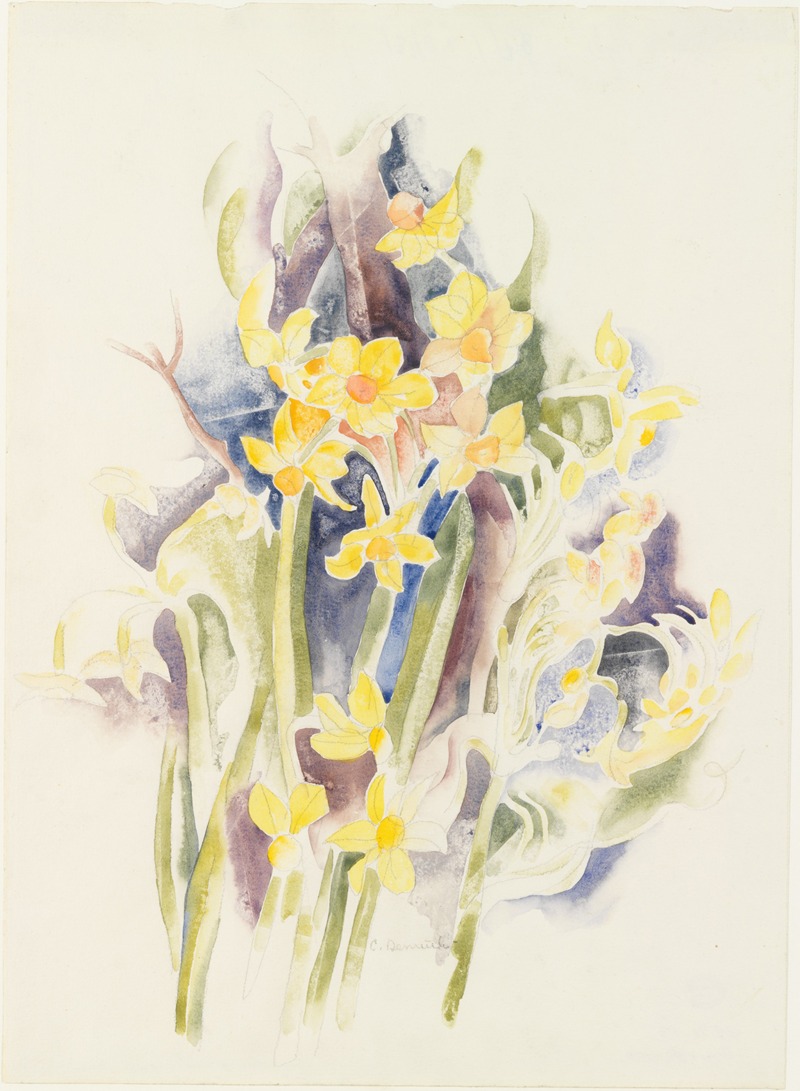 Charles Demuth - Small Daffodils