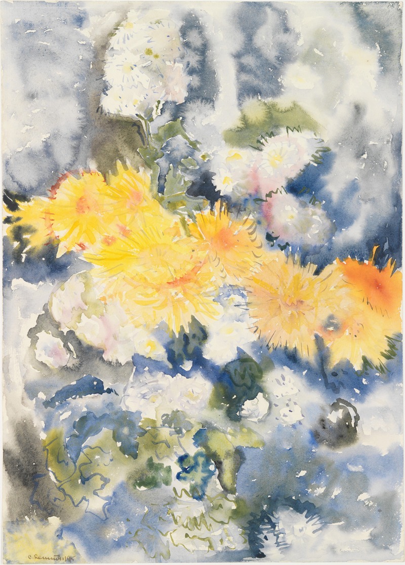 Charles Demuth - Yellow and Blue