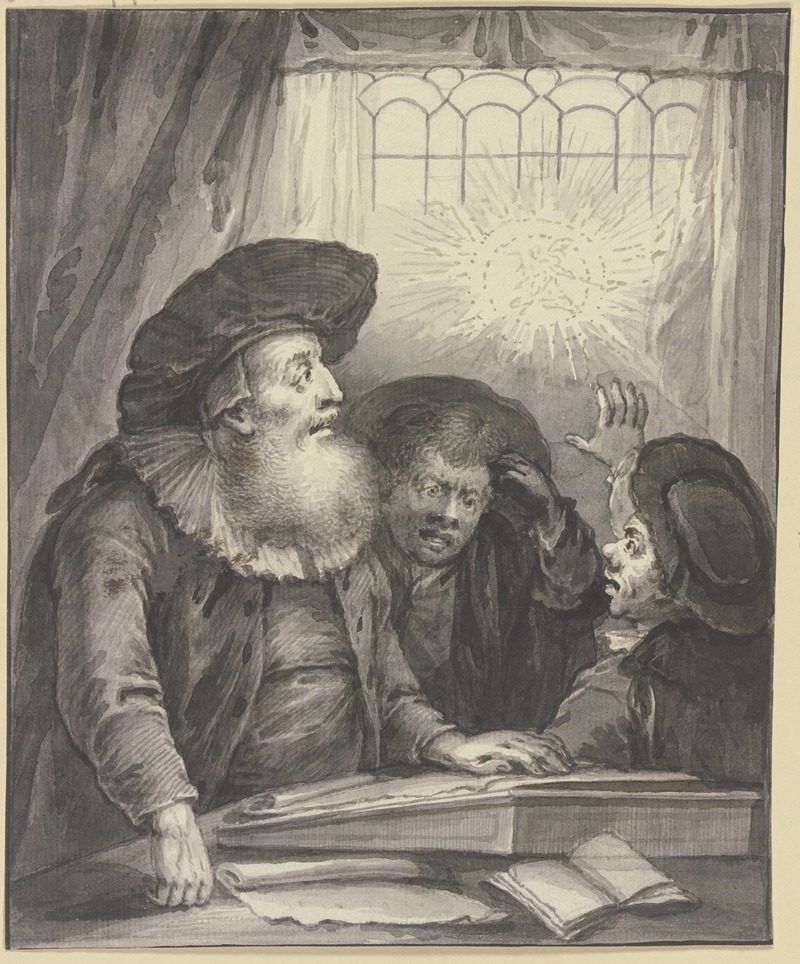 Johann Andreas Benjamin Nothnagel - Rabbi Naphtali Ben Cohen mit zwei Schülern