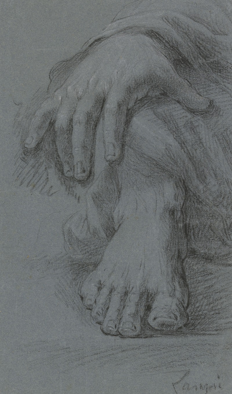 Johann Baptist von Lampi the Elder - Sketch of hand and foot