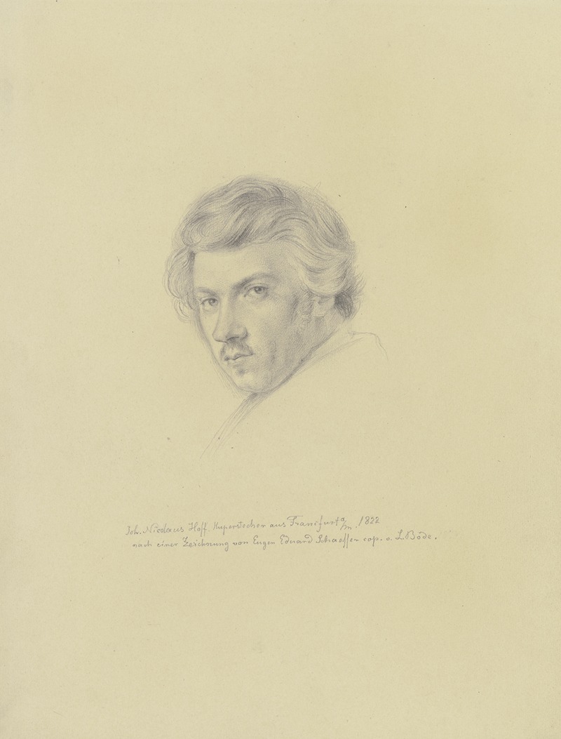 Leopold Bode - Bildnis des Nikolaus Hoff