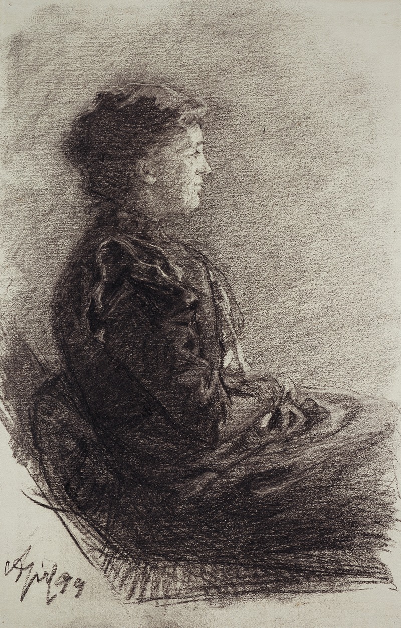 Louis Eysen - Bildnis der Tante Mary Eysen