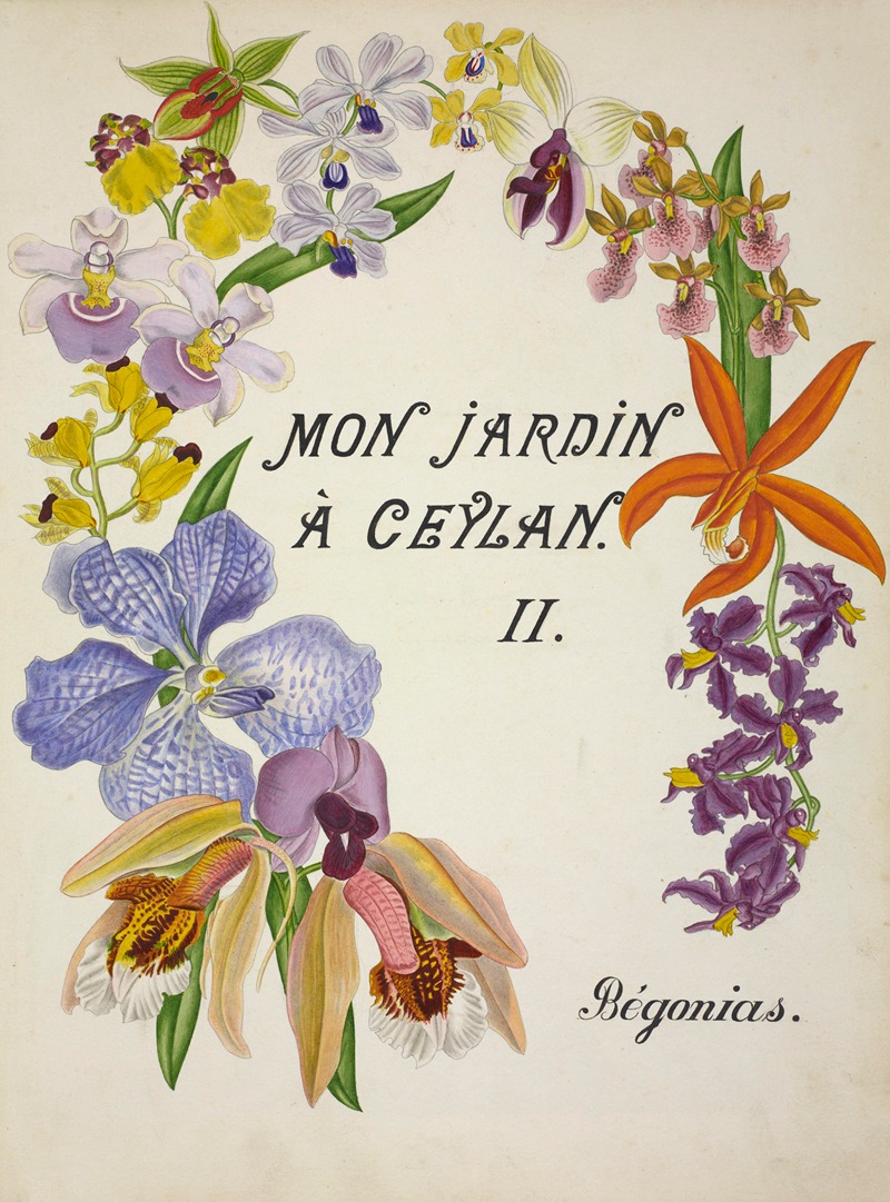 George De Alwis - Mon Jardin a Ceylan Pl.160