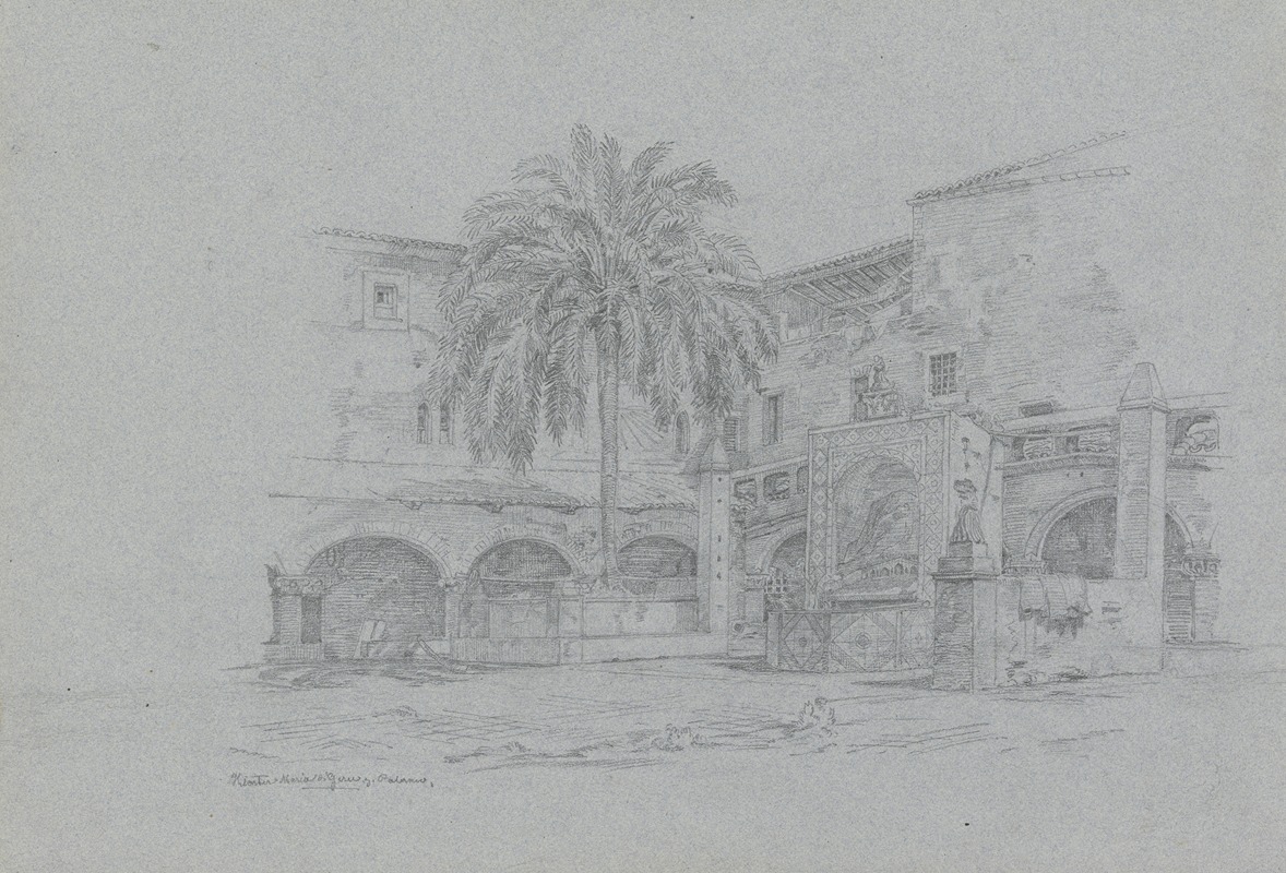 Ludwig Metz - Kloster Maria di Gesù, Palermo