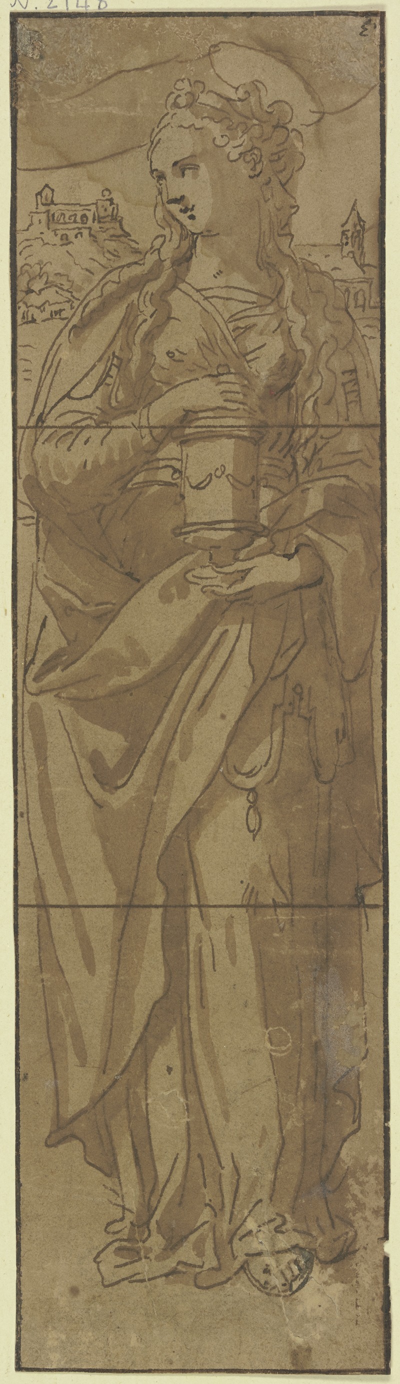 Maerten De Vos - Die Heilige Maria Magdalena mit dem Salbgefäß
