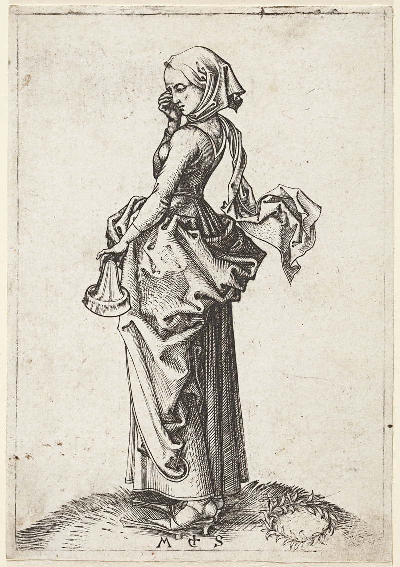 Martin Schongauer - The fifth foolish Virgin