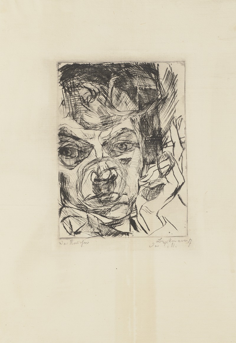 Max Beckmann - The Smoker (Self-Portrait)