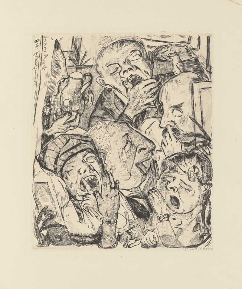 Max Beckmann - The Yawners