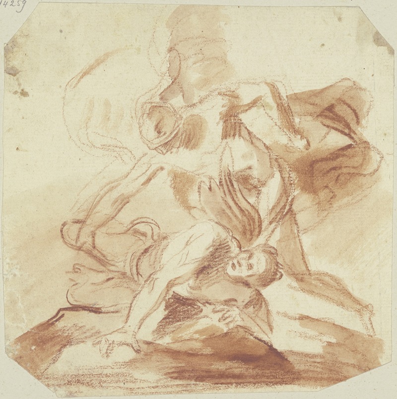 Michelangelo Unterberger - Michael kämpft mit dem Teufel