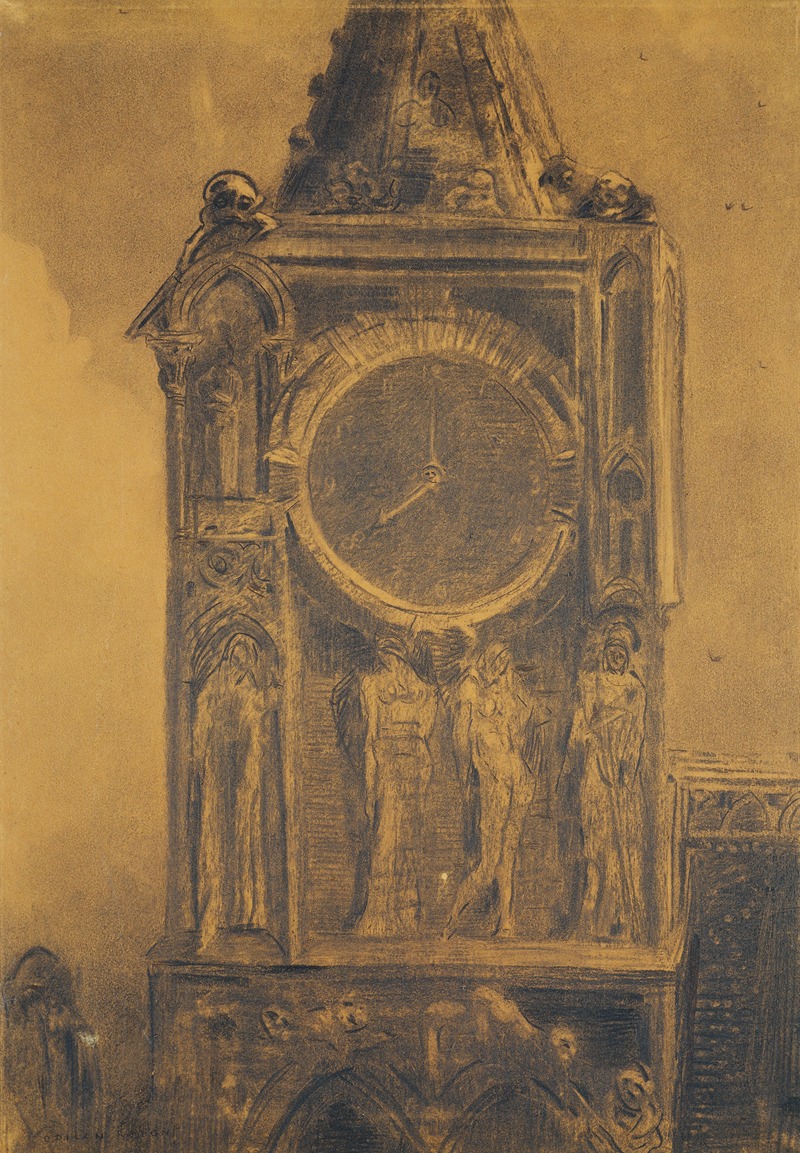 Odilon Redon - La cloche grave de Sainte-Gudule