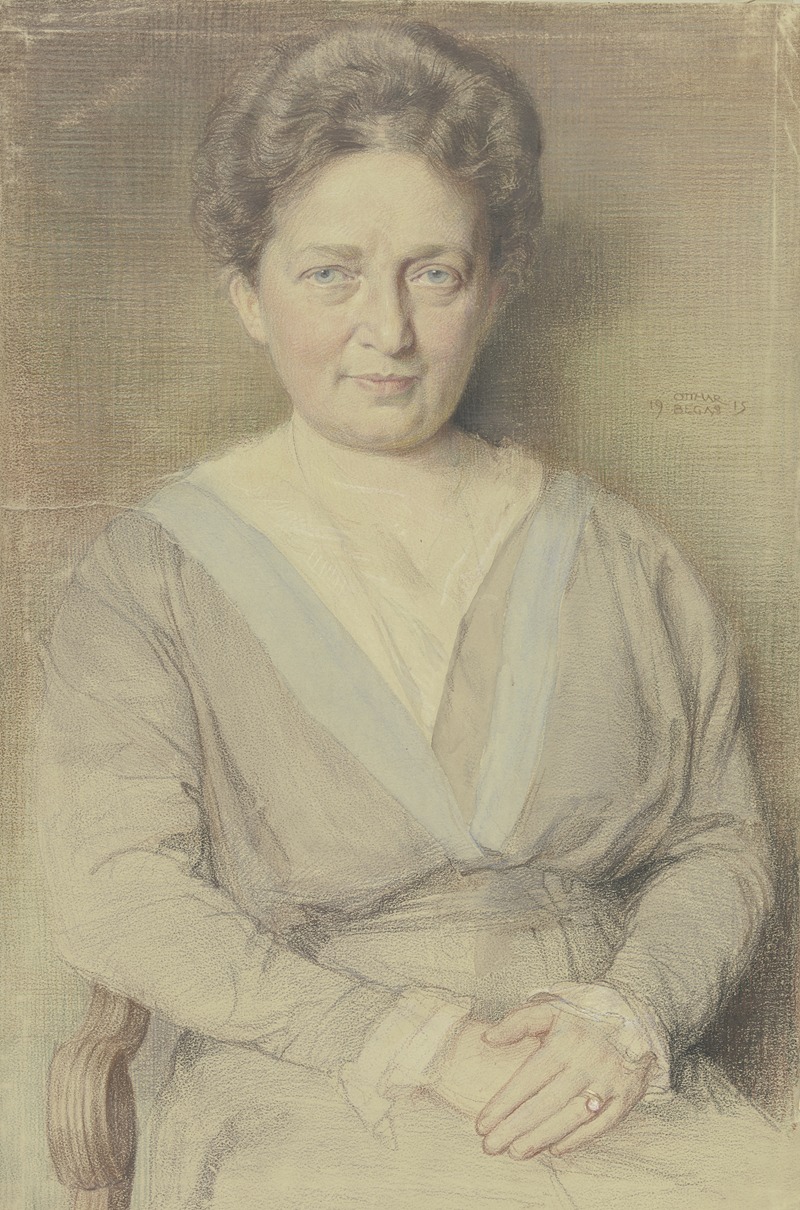Ottmar Begas - Portrait of a woman